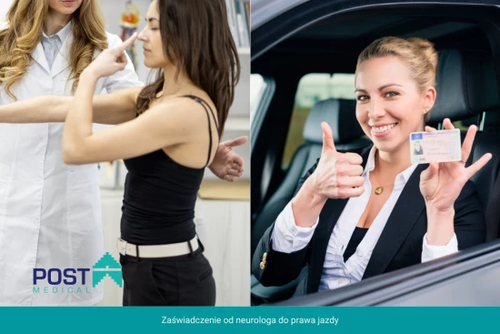 Zaświadczenie od neurologa do prawa jazdy